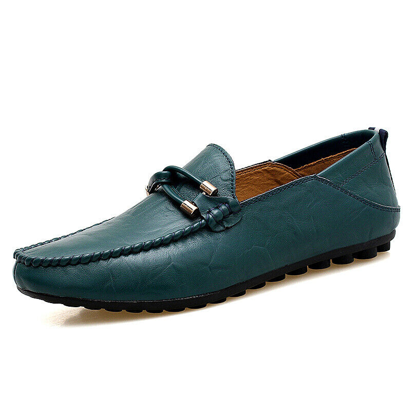Genuine Leather Mens Loafers with Ergonomic Comfort Sole | Black Stylish Design for All-Day Wear 20