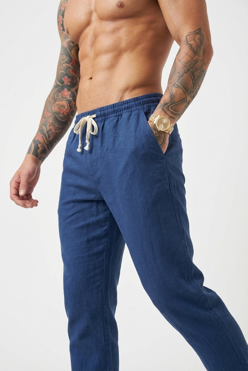 Linen Pants Women | Lightweight Breathable Fabric with Adjustable Waist | Relaxed Fit for Summer Comfort 1
